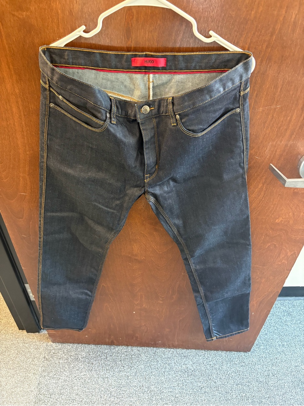Hugo Boss Slim Fit Dark Blue Men's Jeans